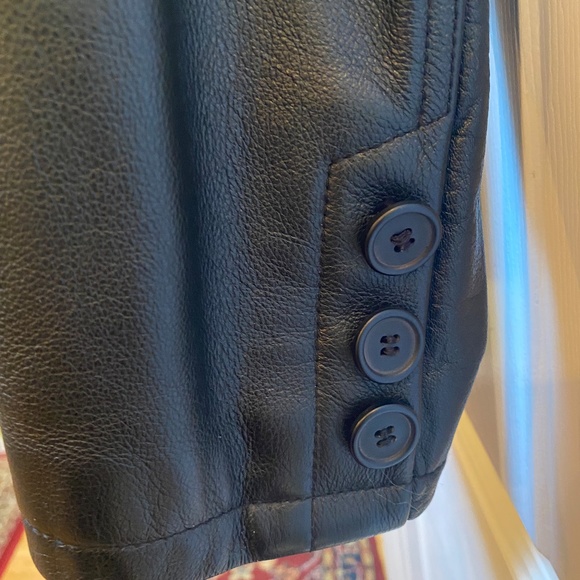 Vintage MS Maxima Black Leather Jacket. - Picture 4 of 7